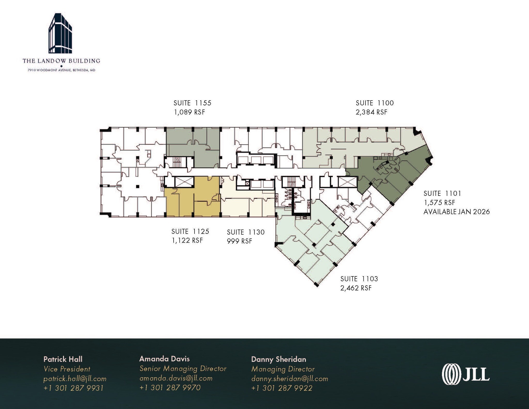 7910 Woodmont Ave, Bethesda, MD for lease Floor Plan- Image 1 of 1