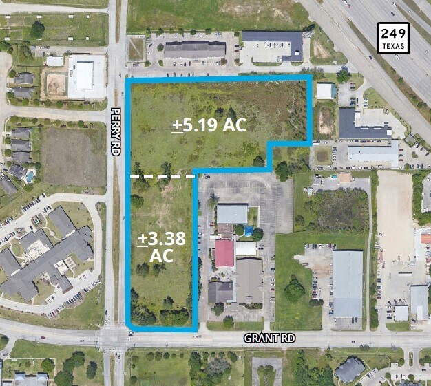 Perry Rd & Grant Rd, Houston, TX for sale - Primary Photo - Image 1 of 3