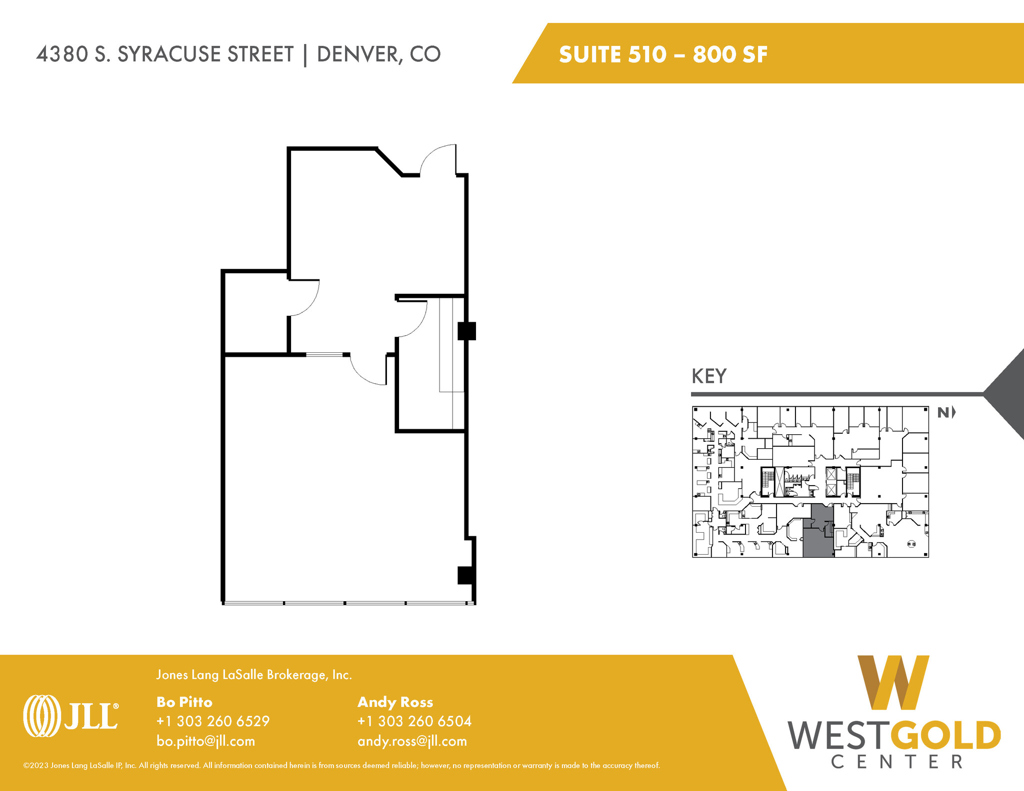 4380 S Syracuse St, Denver, CO for lease Floor Plan- Image 1 of 1