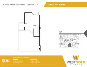 4380 S Syracuse St, Denver, CO for lease Floor Plan- Image 1 of 1