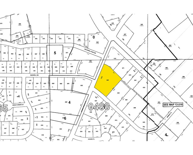 1255 Grimes Bridge Rd, Roswell, GA for lease - Plat Map - Image 2 of 4