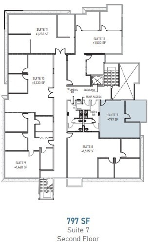 5665 Oberlin Dr, San Diego, CA 92121 - Unit 7 -  - Floor Plan - Image 1 of 1