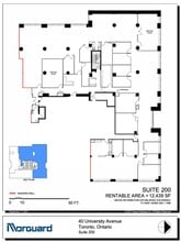 40 University Ave, Toronto, ON for lease Floor Plan- Image 1 of 1