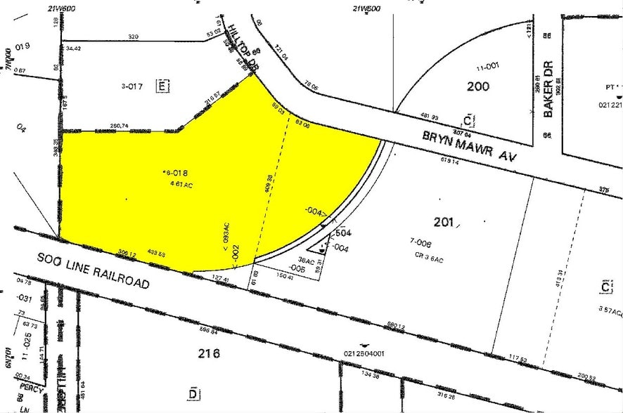 1550 W Bryn Mawr Ave, Itasca, IL for lease - Plat Map - Image 2 of 5