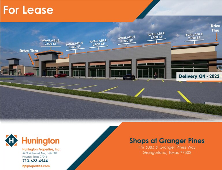 FM 3083 & Granger Pines Way, Conroe, TX 77306 Shops at Granger Pines