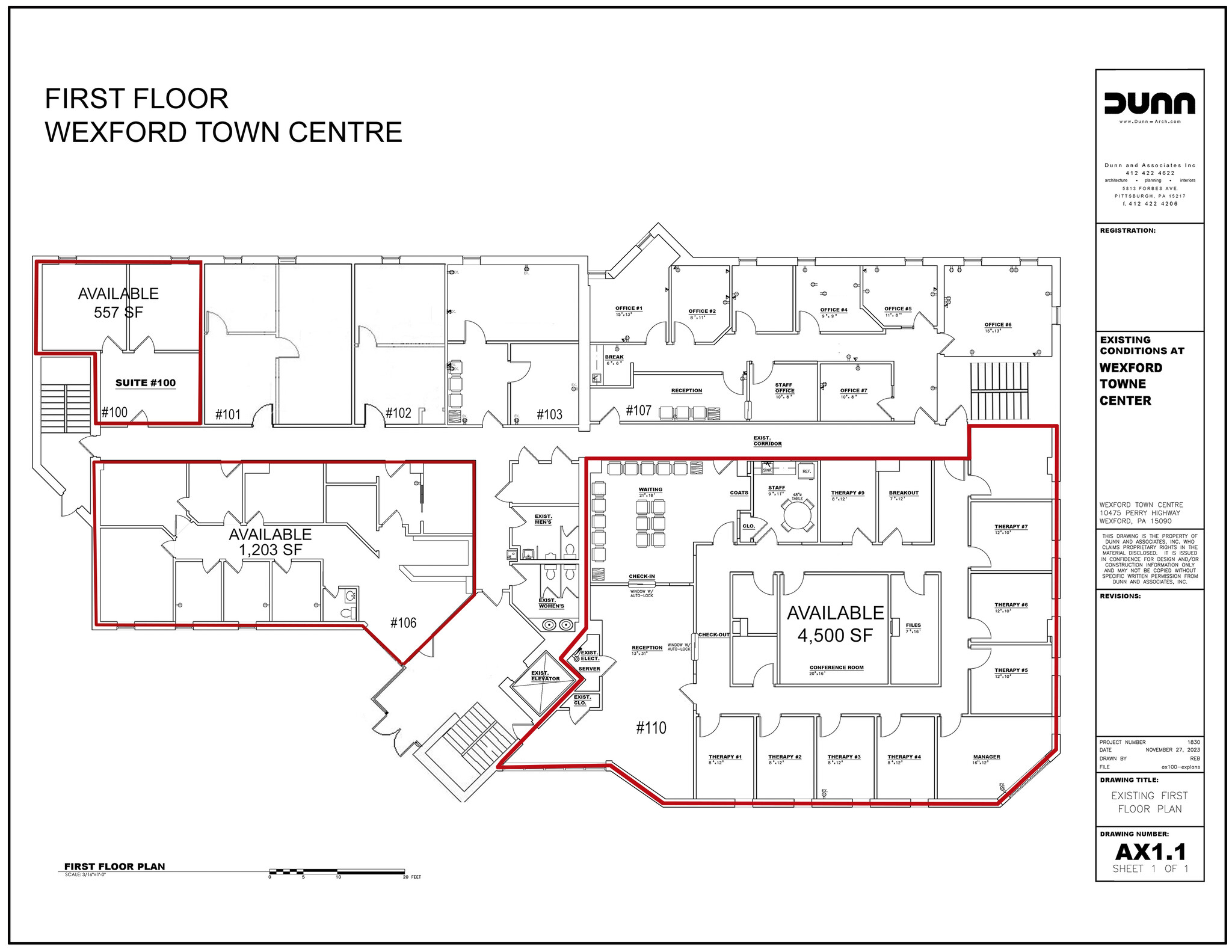 10475 Perry Hwy, Wexford, PA for lease Floor Plan- Image 1 of 1