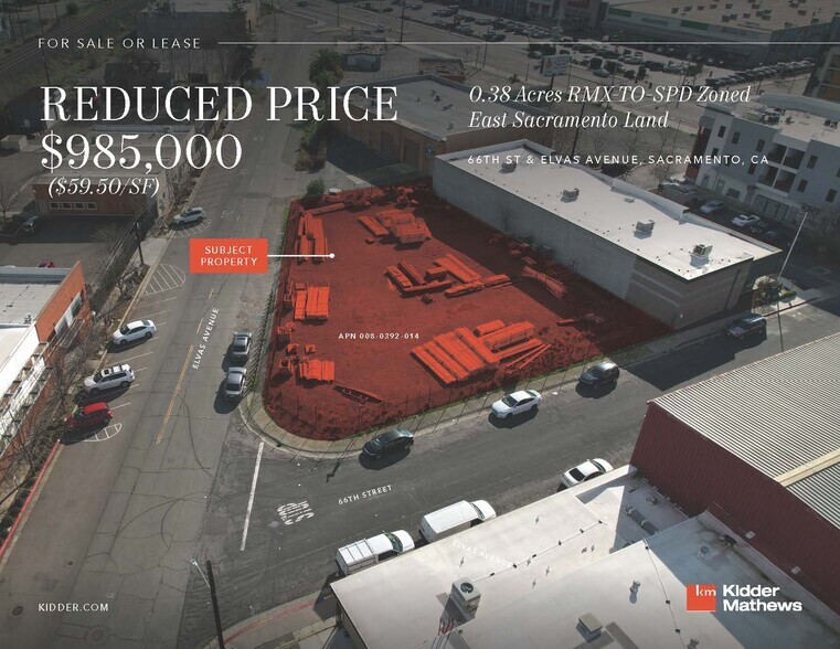 66th St & Elvas Avenue St, Sacramento, CA for sale - Building Photo - Image 3 of 4