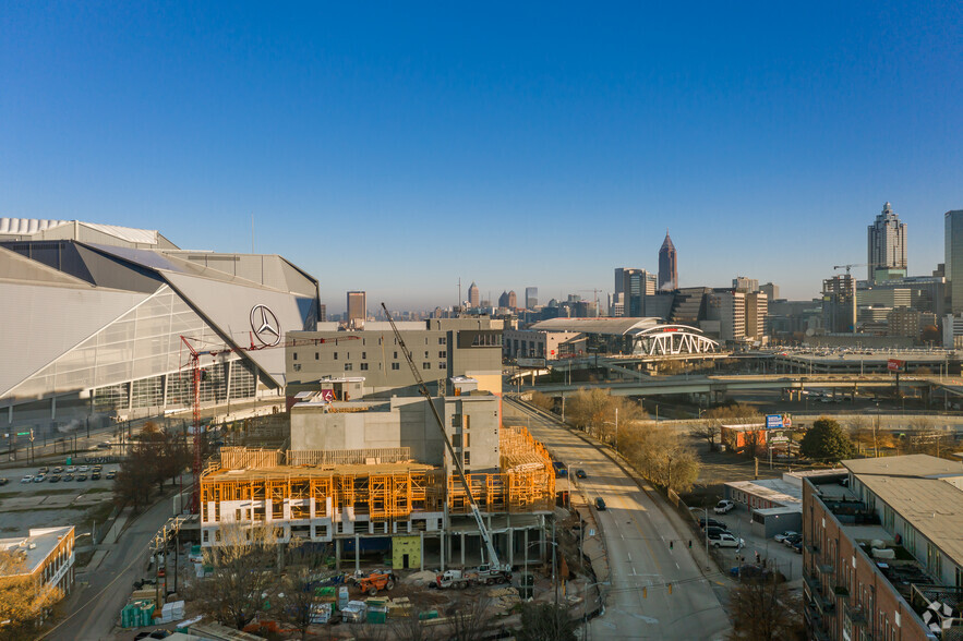 89 Centennial Olympic Park Dr, Atlanta, GA for lease - Aerial - Image 3 of 9