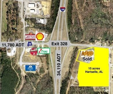 INTERSTATE 65 Hwy, Hartselle, AL for sale Aerial- Image 1 of 1