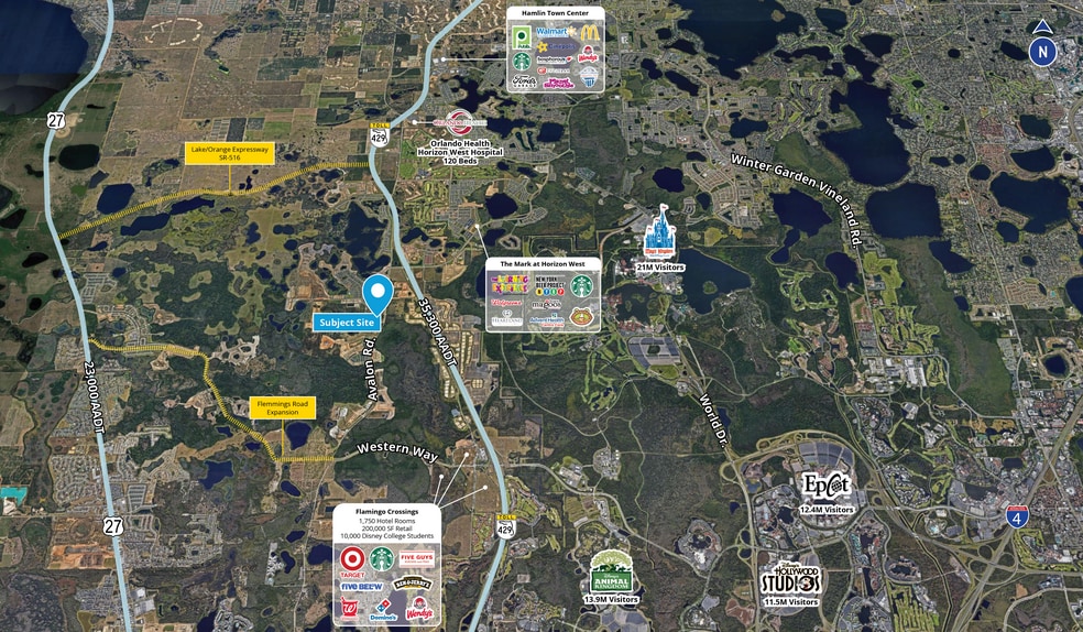10958 Avalon Rd Winter Garden - 10958 Avalon Rd Winter Garden FL Map 1 Large