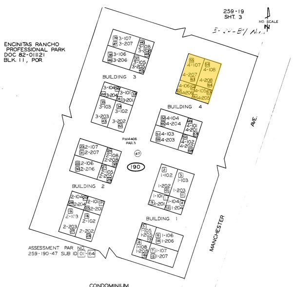 4407 Manchester Ave, Encinitas, CA for sale - Plat Map - Image 2 of 2