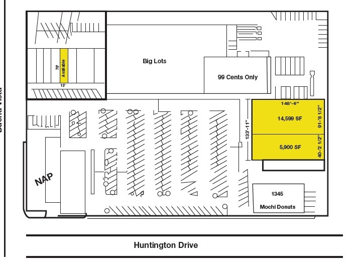 1335 Huntington Dr, Duarte, CA for lease Floor Plan- Image 1 of 1