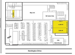 1335 Huntington Dr, Duarte, CA for lease Floor Plan- Image 1 of 1