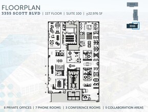 3355 Scott Blvd, Santa Clara, CA for lease Floor Plan- Image 1 of 1