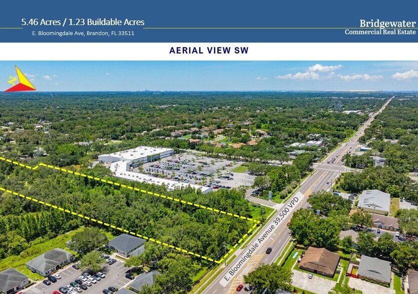 E Bloomingdale Ave, Brandon, FL for sale - Aerial - Image 3 of 7