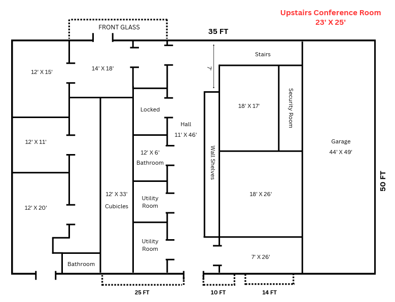 1344 Cove Rd, Weirton, WV for lease Floor Plan- Image 1 of 14
