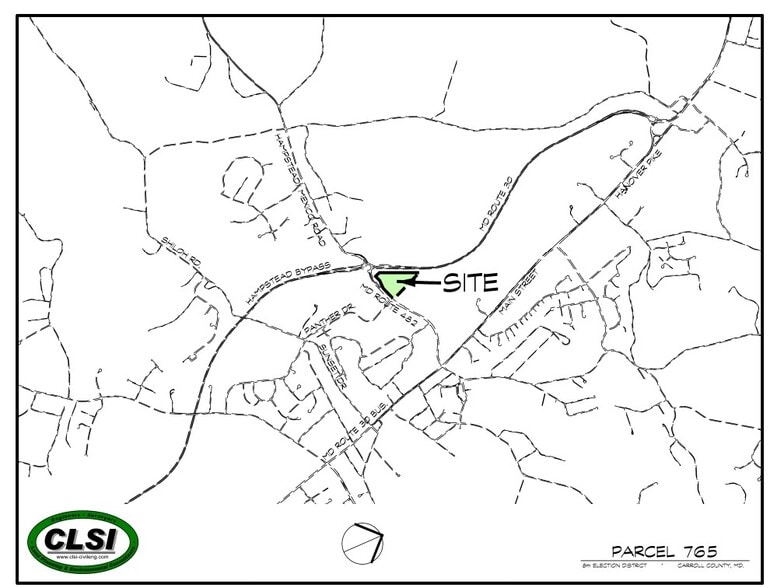 Route 30, Hampstead, MD for sale - Plat Map - Image 3 of 4