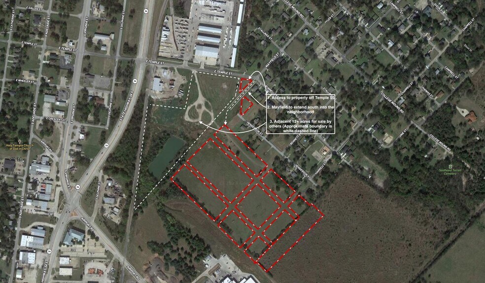 20.24 Acres E Temple, Terrell, TX 75160