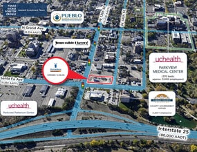 1311 N Santa Fe Ave, Pueblo, CO - AERIAL  map view - Image1