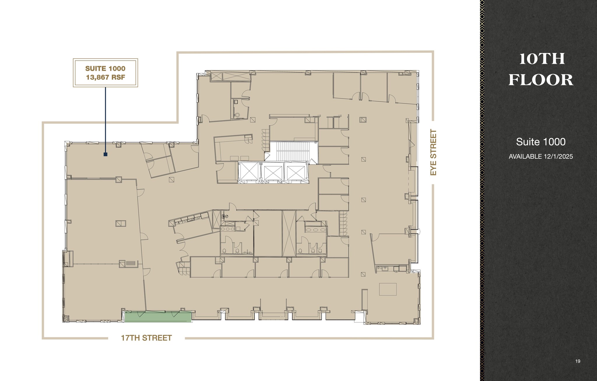1627 I St NW, Washington, DC for lease Floor Plan- Image 1 of 8