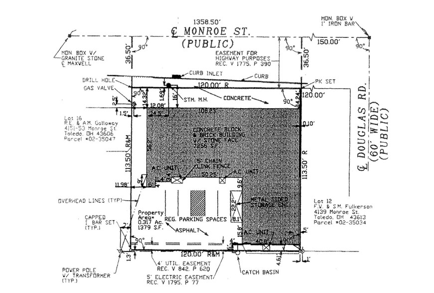 4141-4145 Monroe St, Toledo, OH for sale - Site Plan - Image 1 of 1