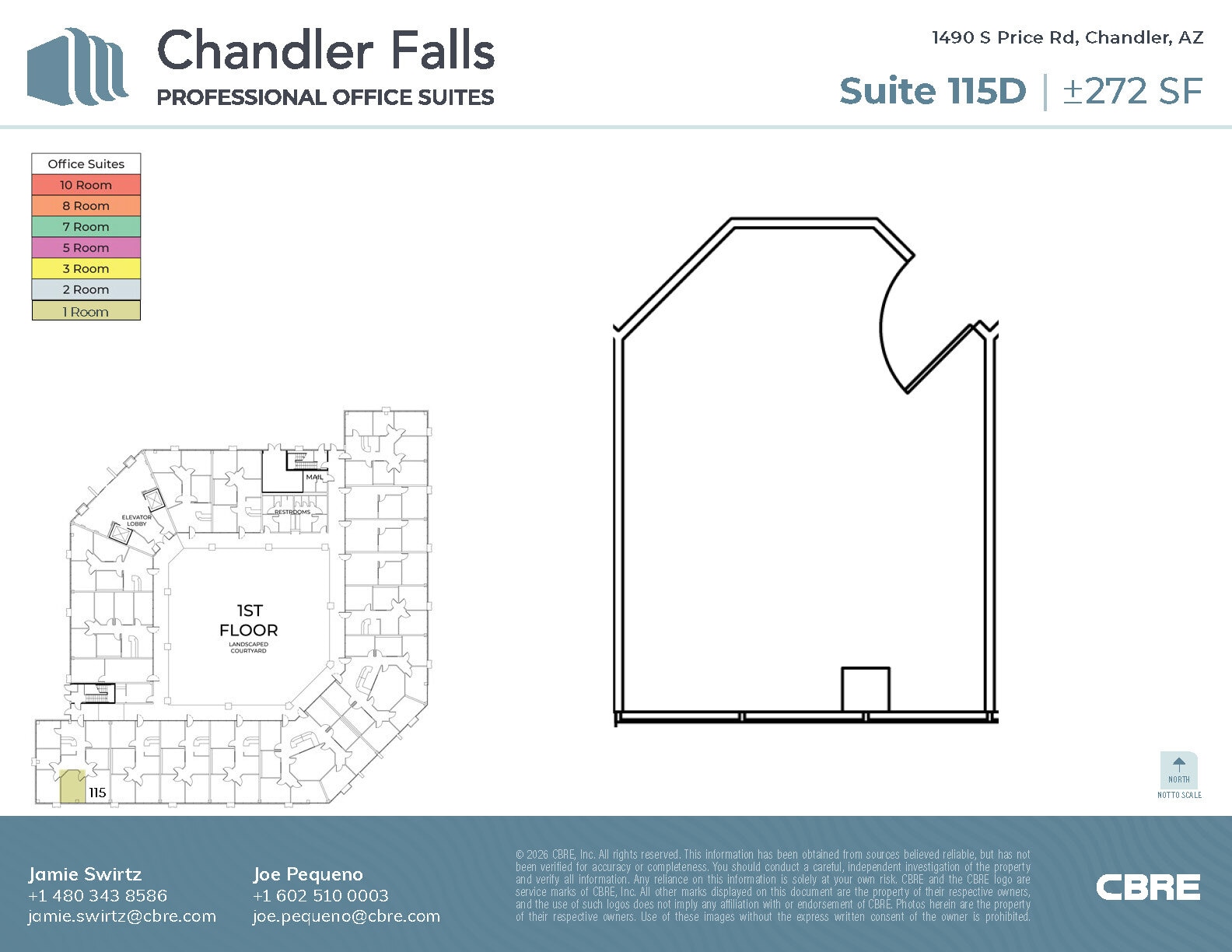 1490 S Price Rd, Chandler, AZ for lease Floor Plan- Image 1 of 1