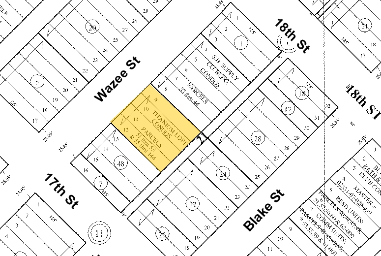 1720 Wazee St, Denver, CO for sale - Plat Map - Image 3 of 7