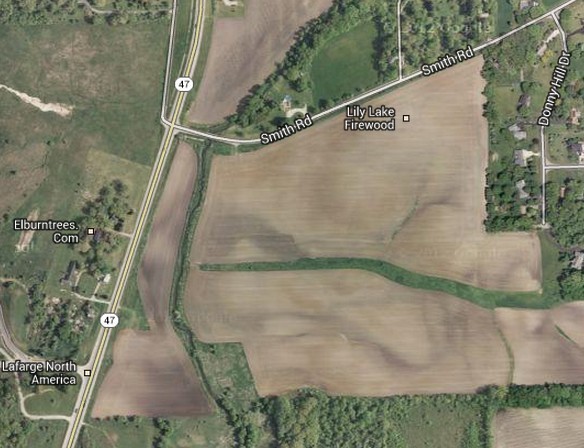 Route 47, Elburn, IL for sale Aerial- Image 1 of 2