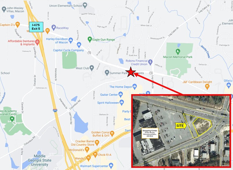 4426 Mercer University Drive, Macon-Bibb, GA for sale - Building Photo - Image 2 of 4