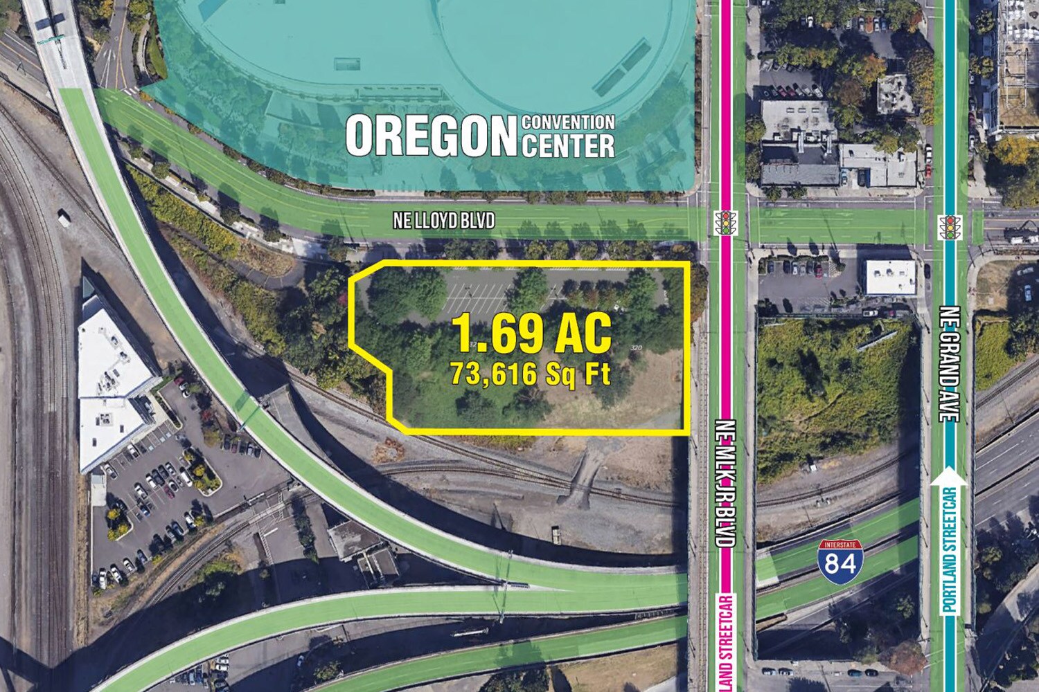 320 NE Lloyd Blvd, Portland, OR for sale Aerial- Image 1 of 1