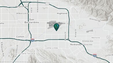 1898 Marigold Ave, Redlands, CA - AERIAL map view