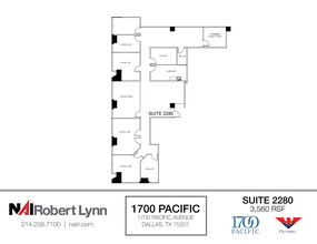 1700 Pacific Ave, Dallas, TX for lease Floor Plan- Image 1 of 1