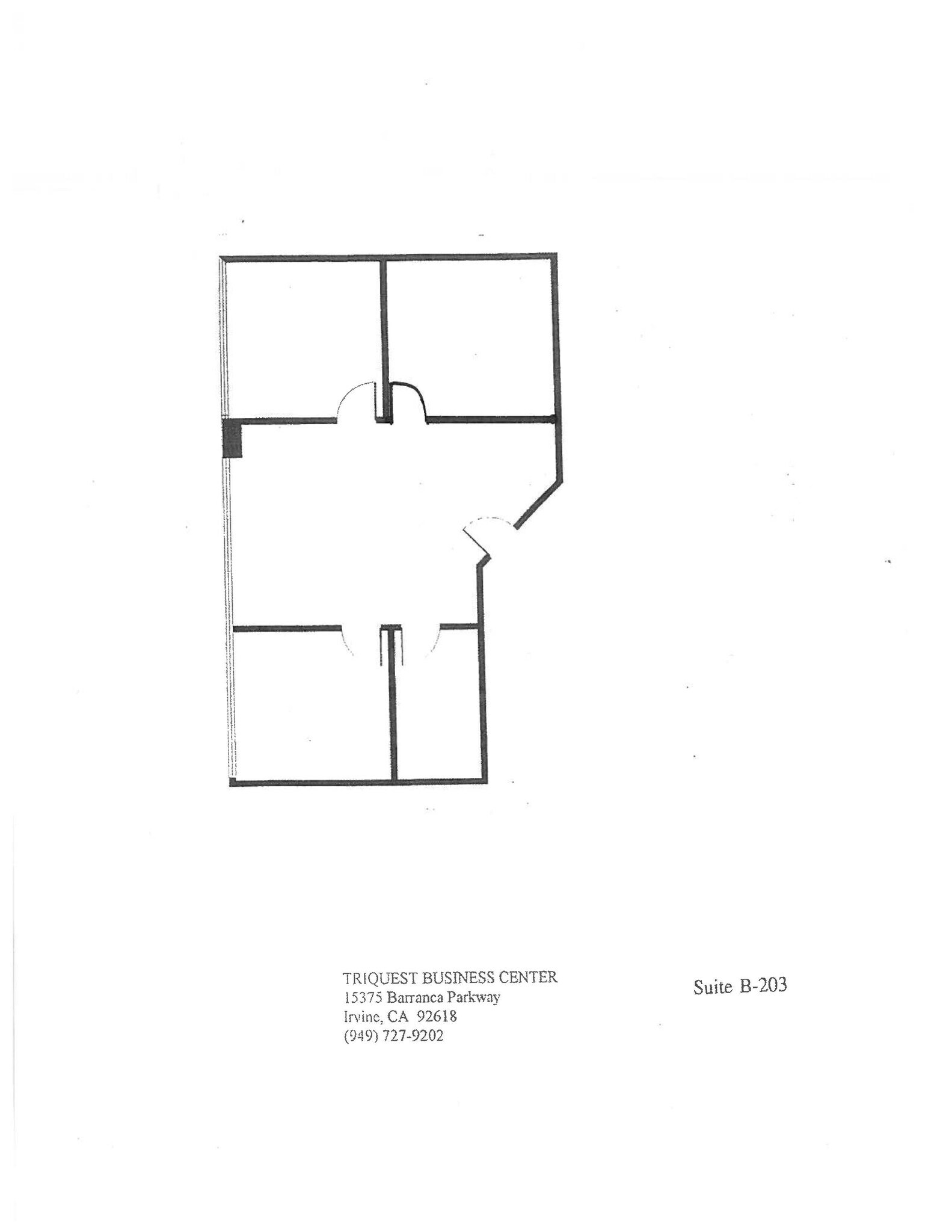 15375 Barranca Pky, Irvine, CA 92618 TriQuest Business Center