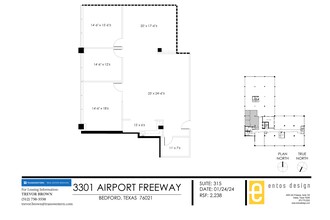 3301 Airport Fwy, Bedford, TX for lease Site Plan- Image 1 of 2