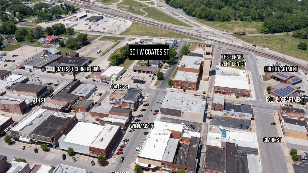 301 W Coates St, Moberly, MO for sale - Aerial - Image 2 of 16