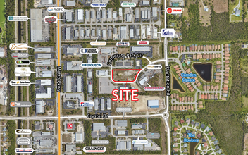 6551 Corporate Park Cir, Fort Myers, FL - aerial  map view