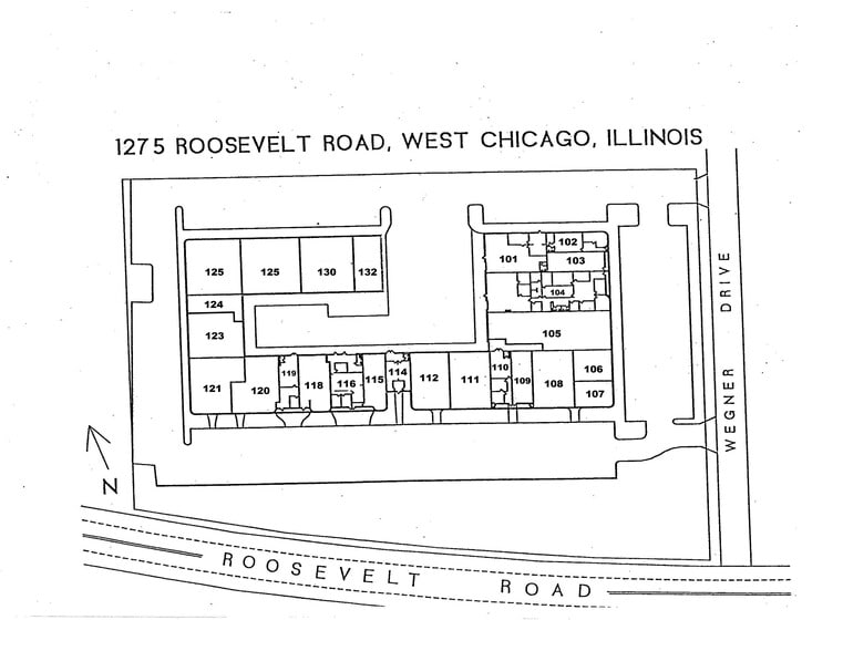 1275 W Roosevelt Rd, West Chicago, IL for lease - Site Plan - Image 1 of 4