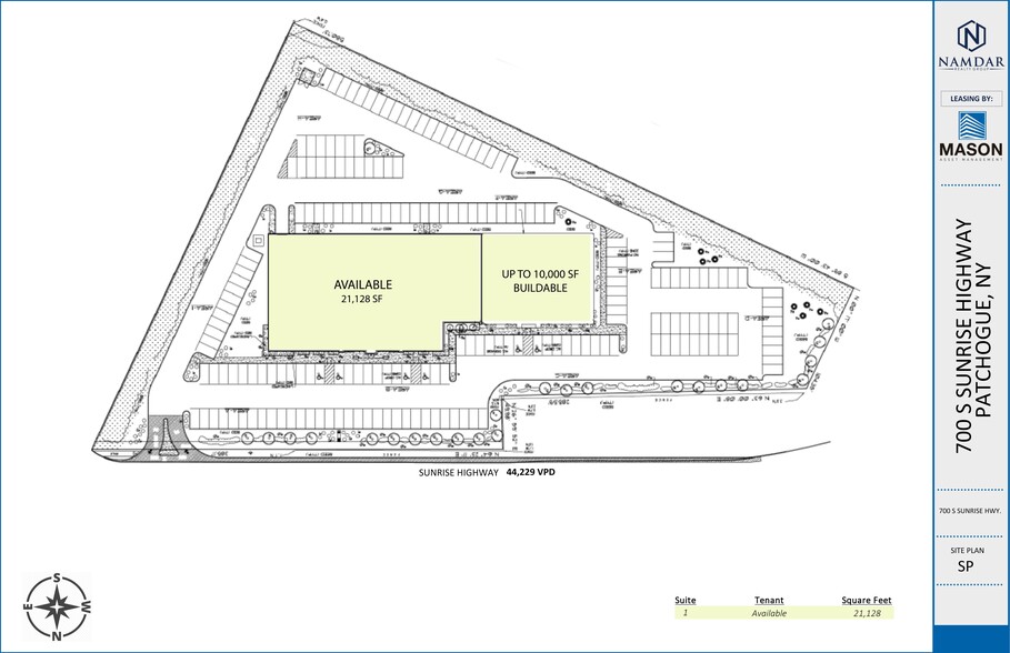 700 Sunrise Hwy, Patchogue, NY for lease - Site Plan - Image 2 of 5