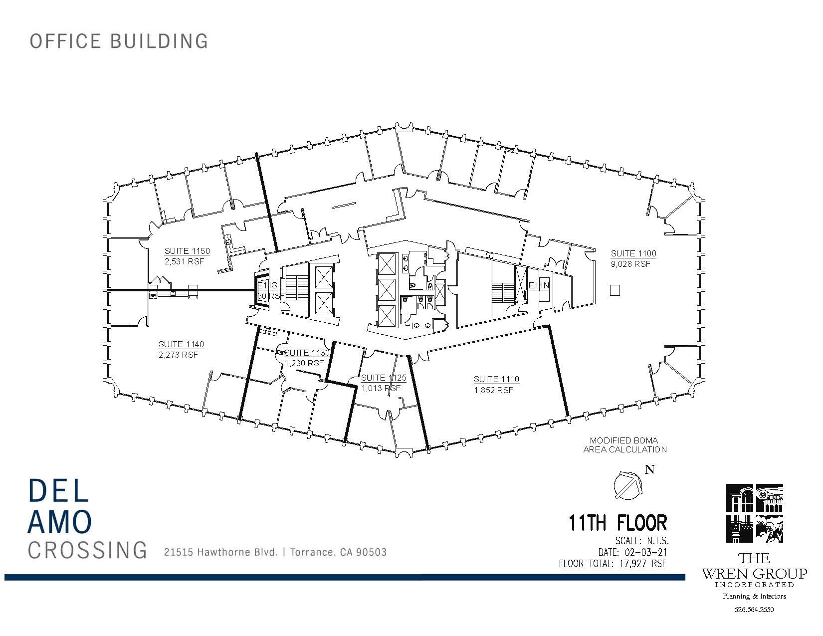 21515 Hawthorne Blvd, Torrance, CA for lease Floor Plan- Image 1 of 2