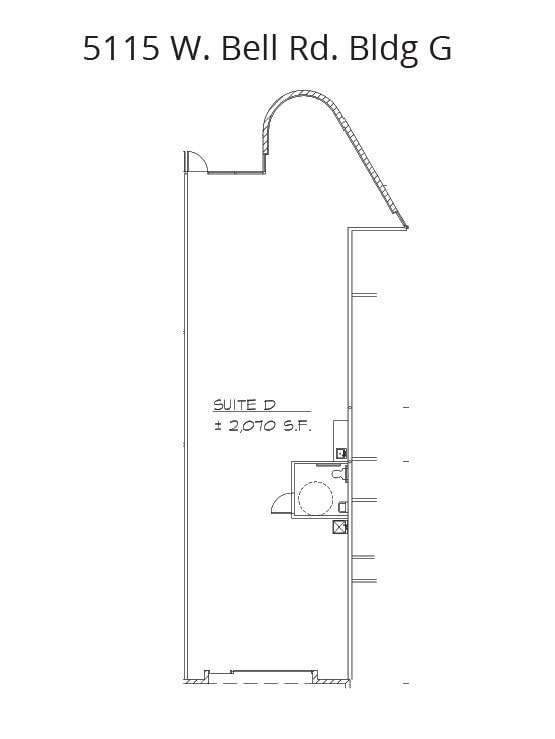 5260 W Phelps Rd, Glendale, AZ for lease Floor Plan- Image 1 of 1