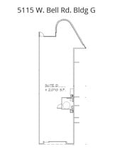 5260 W Phelps Rd, Glendale, AZ for lease Floor Plan- Image 1 of 1