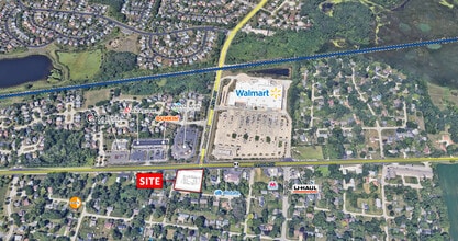 Bernice Drive, Lake Villa, IL - AERIAL  map view