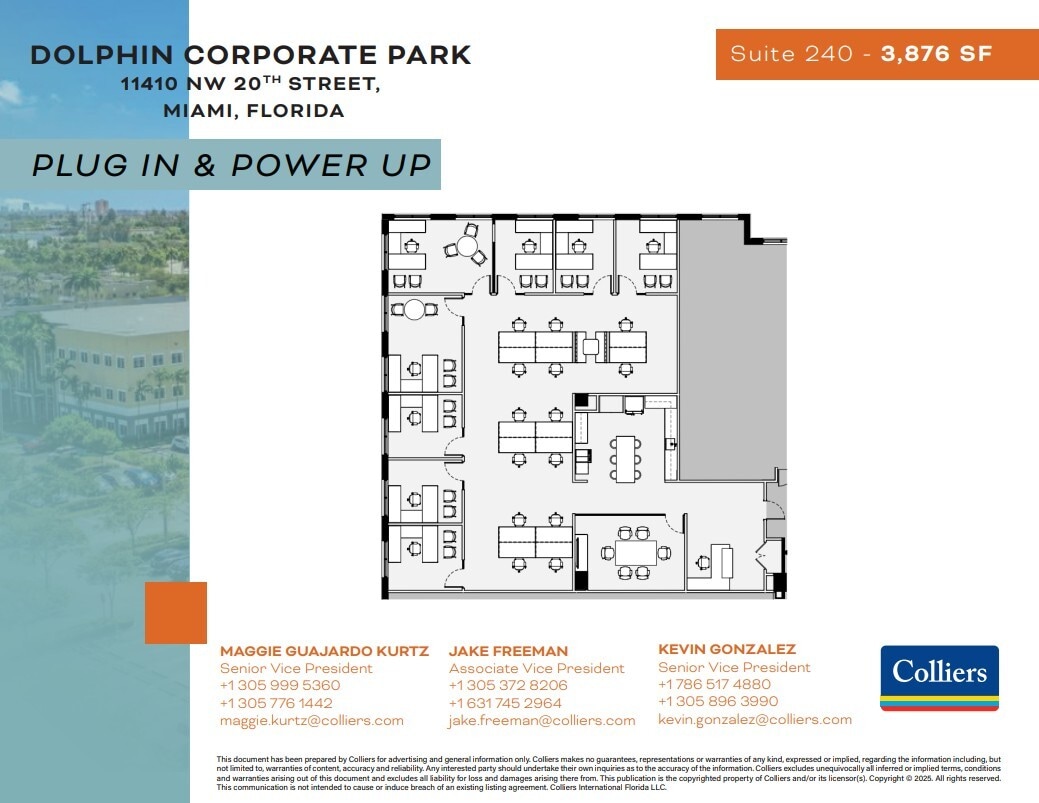 11410 NW 20th St, Miami, FL for lease Floor Plan- Image 1 of 2