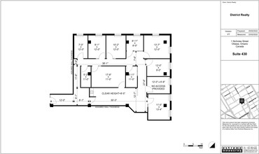 1-5 Nicholas St, Ottawa, ON for lease Floor Plan- Image 1 of 1