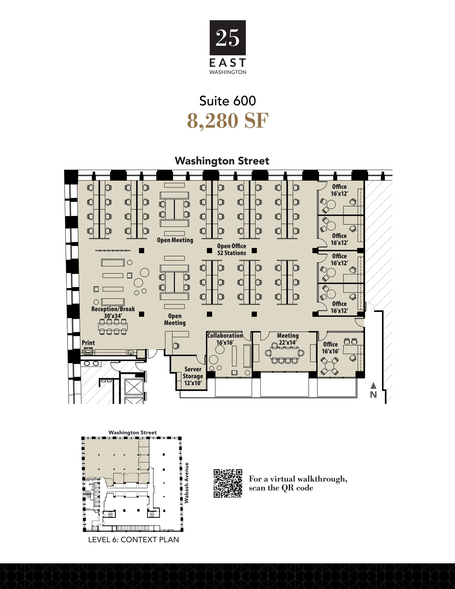 25 E Washington St, Chicago, IL for lease Site Plan- Image 1 of 1