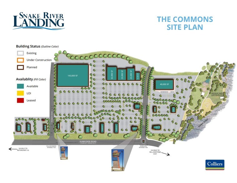 Sunnyside Dr, Idaho Falls, ID for lease - Site Plan - Image 2 of 3