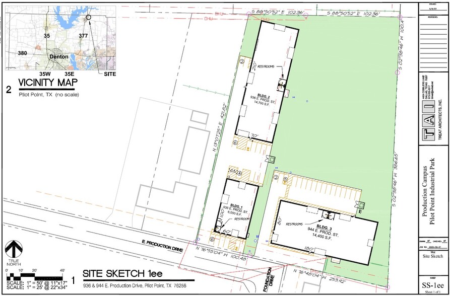 936 E Production Dr, Pilot Point, TX for lease - Site Plan - Image 3 of 3