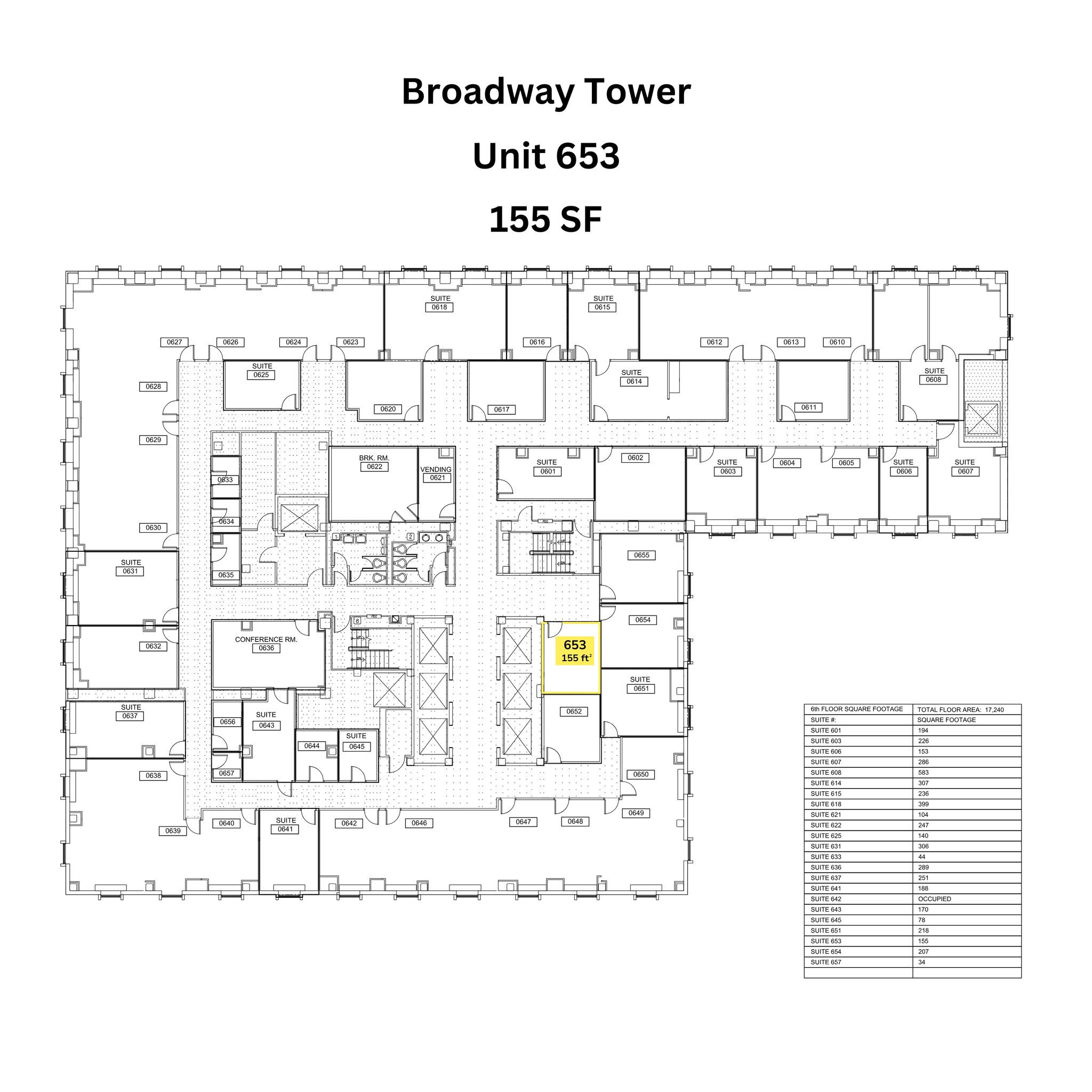 615 N Upper Broadway St, Corpus Christi, TX for lease Floor Plan- Image 1 of 2