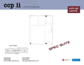 3131 S Vaughn Way, Aurora, CO for lease Typical Floor Plan- Image 2 of 2