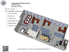 800 Wilcrest Dr, Houston, TX for lease Floor Plan- Image 1 of 1